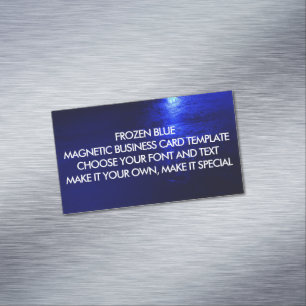CARTE DE VISITE MAGNÉTIQUE MODÈLE DE CARTE D'AFFAIRES MAGNÉTIQUE MAGNÉTIQU