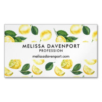 Motif de fruits aux citrons jaunes
