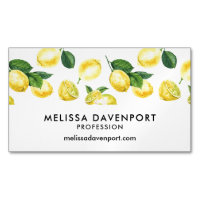Motif de fruits aux citrons jaunes