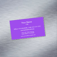 Neon Purple Solid Color Personnaliser It