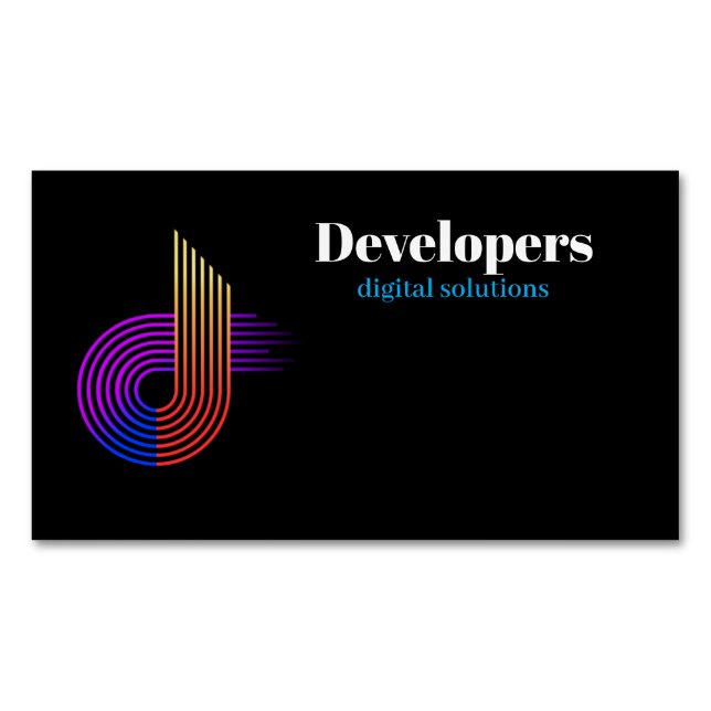 Carte De Visite Magnétique NovaCode Digital Solutions (devant)