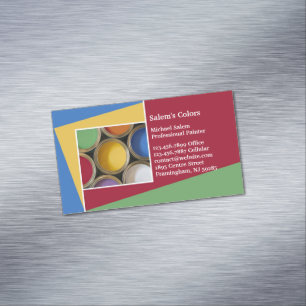 Carte De Visite Magnétique Peinture