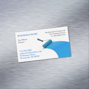 Carte De Visite Magnétique Peinture