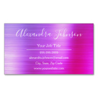 Pink Purple Poil Professionnel Moderne