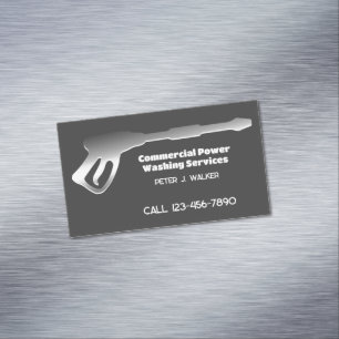 Carte De Visite Magnétique Prime de lavage sous pression commerciale