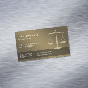 Carte De Visite Magnétique Procureur   Avocat professionnel