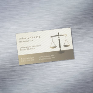Carte De Visite Magnétique Procureur   Avocat professionnel