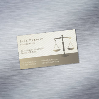 Carte De Visite Magnétique Procureur | Avocat professionnel