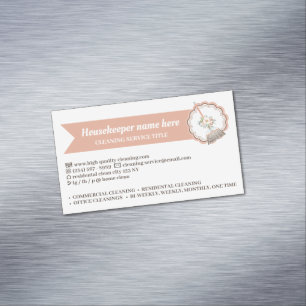 Carte De Visite Magnétique Professionnel de l'entretien résidentiel