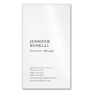 Carte De Visite Magnétique Professionnel plain minimaliste moderne tendance