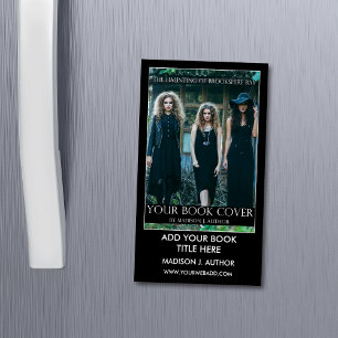 Carte De Visite Magnétique Promotion de livre d'auteur d'auteur