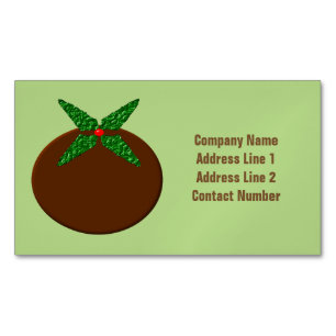 Carte De Visite Magnétique Puits de Noël personnalisés