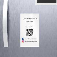 Qr code couleur de marque des médias sociaux