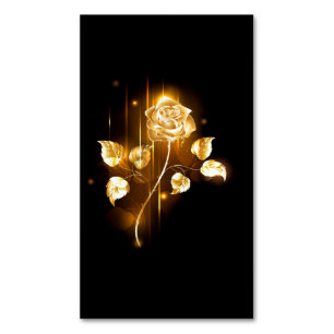 Carte De Visite Magnétique Rose d'or ( rose d'or )