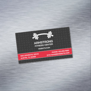 Carte De Visite Magnétique Salle De Fitness
