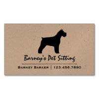 Schnauzer Chien Silhouette