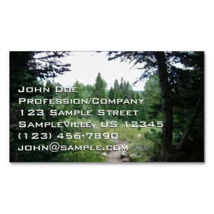 Carte De Visite Magnétique Sentier Grand Teton