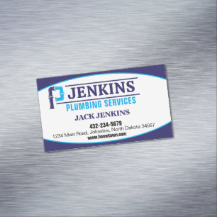 Carte De Visite Magnétique Service de plomberie professionnel