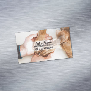 Carte De Visite Magnétique Services de chiens