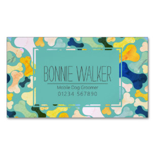 Carte De Visite Magnétique services pour animaux de compagnie pour chiens