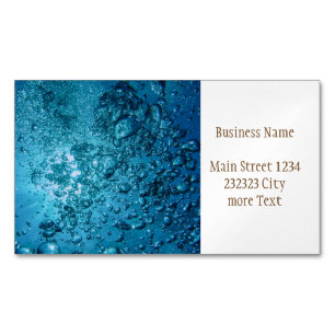 Carte De Visite Magnétique sous l'eau 03