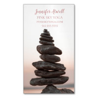 Studio Instructeur Yoga Pierres Zen Rose