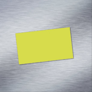 Carte De Visite Magnétique Texture de fond jaune plat