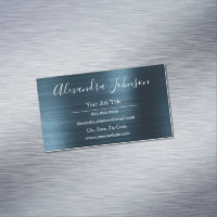 Turquoise Blue Foil Moderne et élégant