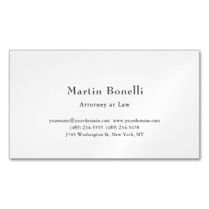 Carte De Visite Magnétique Unique Classique Personnalisé Sur Mesure