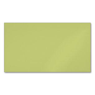 Carte De Visite Magnétique Vert pomme gris (couleur solide)
