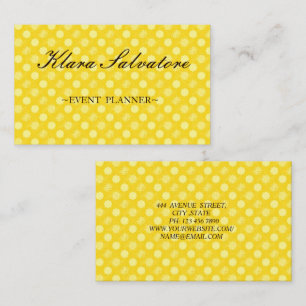 Carte De Visite Magnifique Belle Fleurs Jaunes Parfaites
