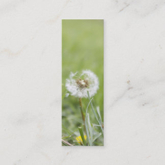 Carte de visite maigre d'optimisme