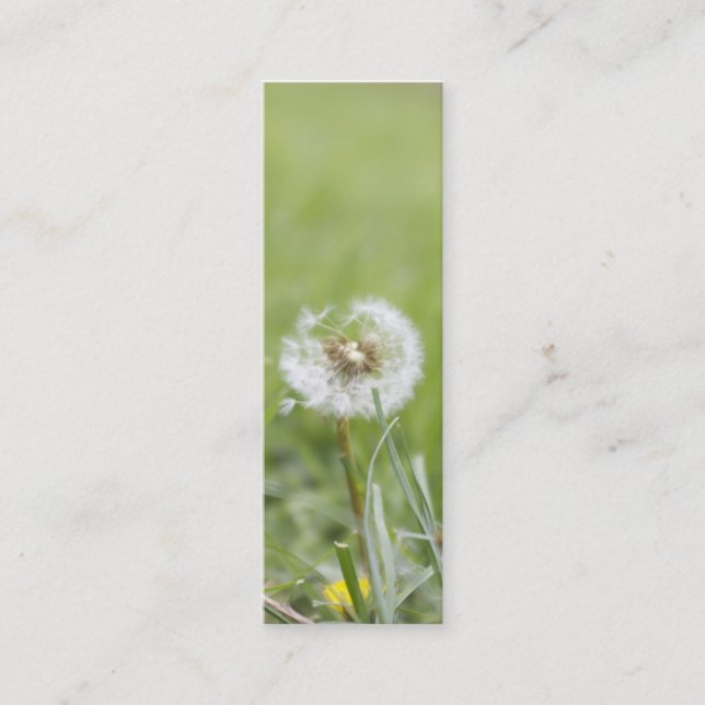 Carte de visite maigre d'optimisme (Devant)