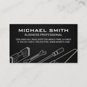 Carte De Visite Maillage noir   Outils matériels