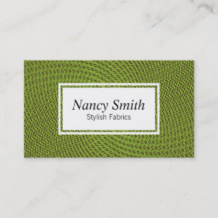 Carte De Visite Maillage Vert