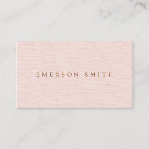 Carte De Visite Maillot rose pâle minimaliste professionnel