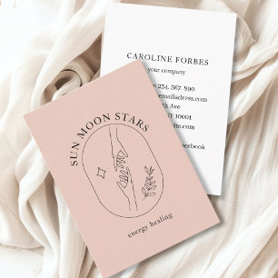 Carte De Visite Mains minimalistes, Étoile, Feuilleté, Art En Lign