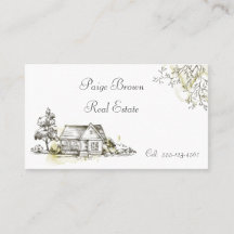 Maison blanche et noire