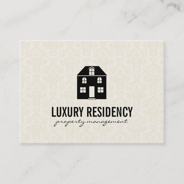 Carte De Visite Maison | Damas (Devant)