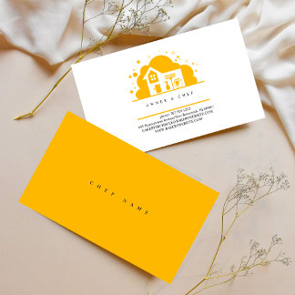 Carte De Visite Maison de dessin Services de nettoyage domestique 