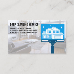 Carte De Visite Maison de nettoyage   Service de ménage