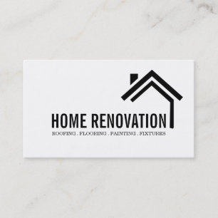 Carte De Visite Maison Élimination des travaux de rénovation