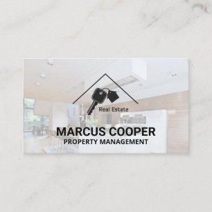 Carte De Visite Maison et clés de l'immobilier   Cuisine intérieur