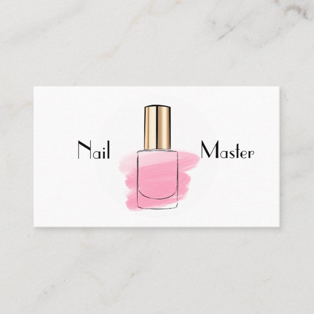 Carte De Visite Maître de clou (Devant)