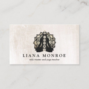 Carte De Visite Maître de Reiki et instructeur de Yoga Chakra Lotu