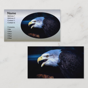 Carte De Visite Majestic Bald Eagle