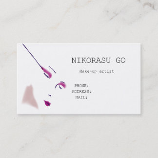 Carte De Visite Make-up artist