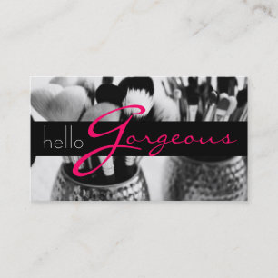Carte De Visite Make Up Artist Cosmetology Salon Beauté Business
