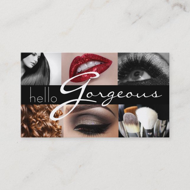 Carte De Visite Make Up Artist Cosmetology Salon Beauty Business (Devant)