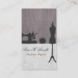 Carte De Visite Makers Retro couture Mode Vintage Mannequin